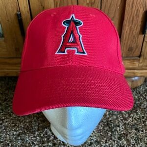 Anaheim Angels Red Ball Cap Alzheimers Assn.